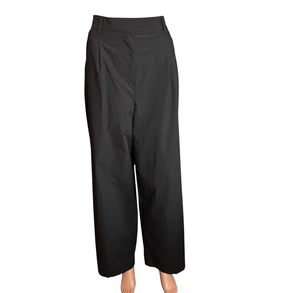 Old Navy Women’s Black Extra-High Rise Wide Leg Dress Pants 12 Dark Academia